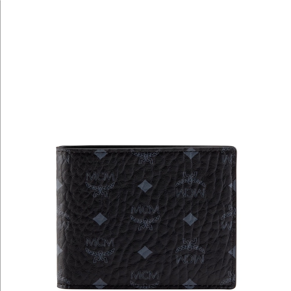 Wallet in signature,Visetos coated canvas.One bill compartment six card slots